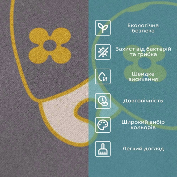 Влагопоглощающий коврик 38х58х3мм "Просто расслабься" (D) SW-00001567