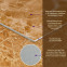 Декоративна ПВХ плита кремовий мармур 600*600*3mm SW-00001619