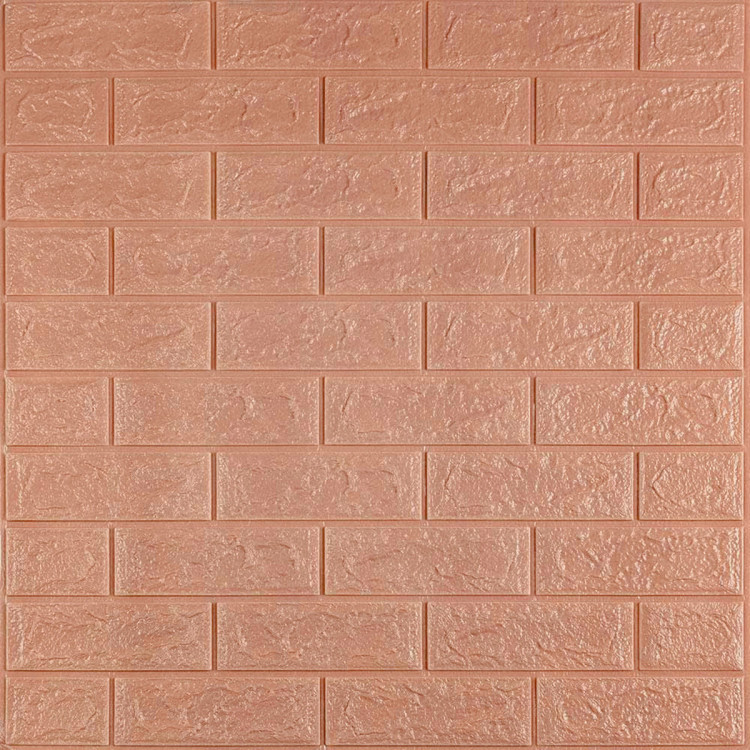 Панель стеновая 3D 700х770х5мм (кирпич) кофе с молоком (D) SW-00001801