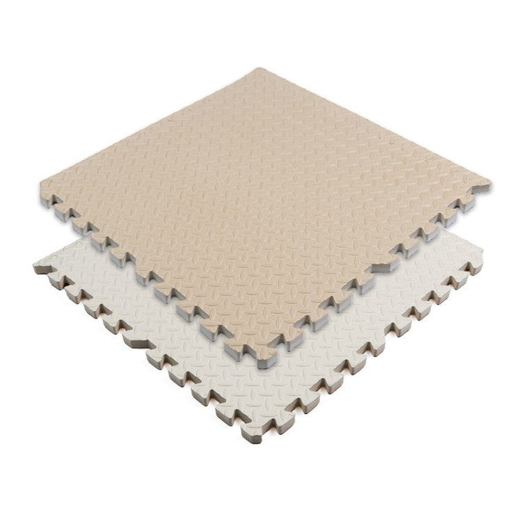 Напольное двустороннее покрытие CREAM and BEIGE 60*60cm*2cm (D) SW-00001846