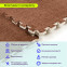 Підлога-пазл плюшевий 60х60х1см Коричневий (D) SW-00002083