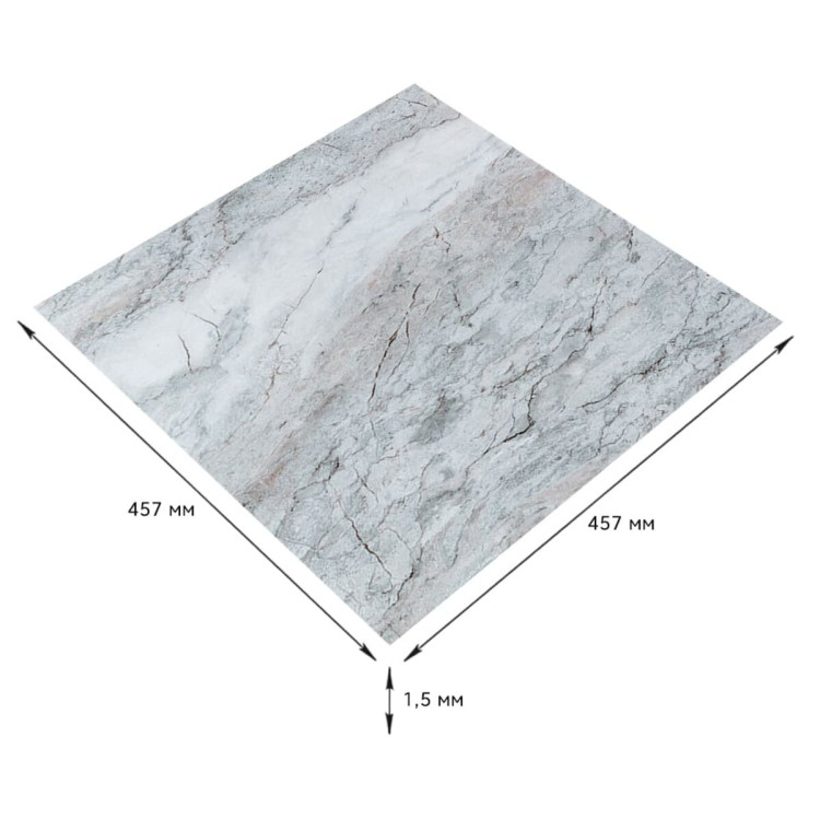 Самоклеюча LVT плитка 457х457х1.5мм (D) SW-00002465
