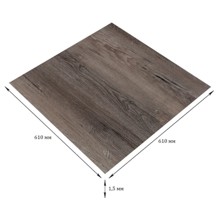 Самоклеюча LVT плитка 610х610х1.5мм SW-00003270