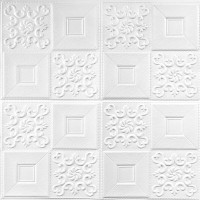 Самоклеющаяся декоративная потолочно-стеновая 3D панель фигуры 700x700x4мм (114) SW-00000006